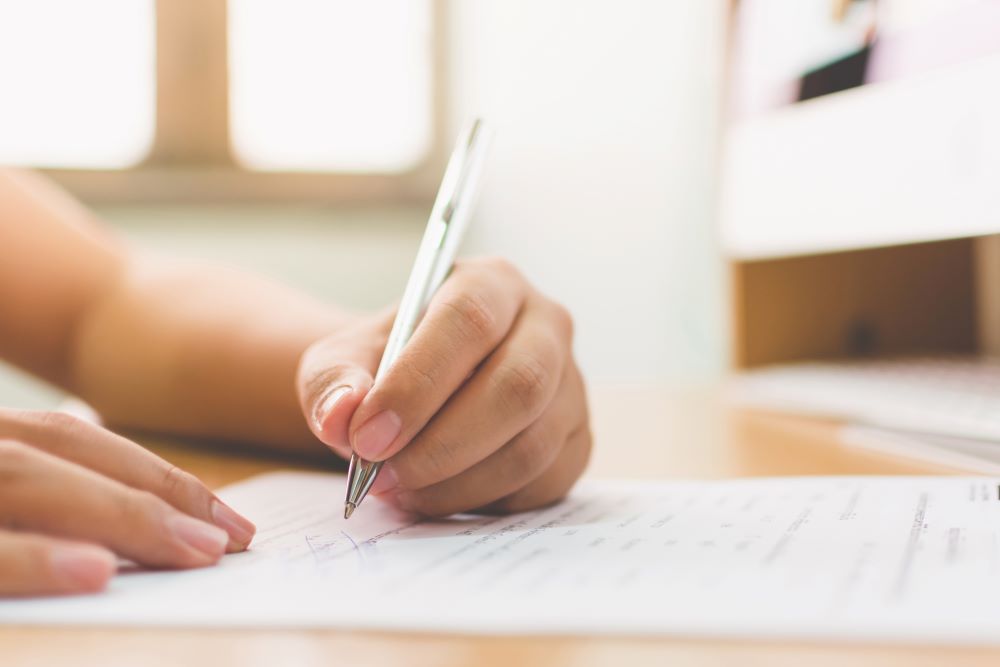 person signing trust document