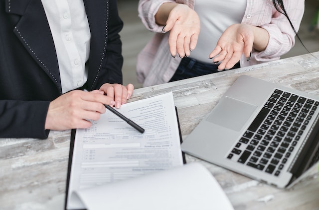 woman stressed about change on will